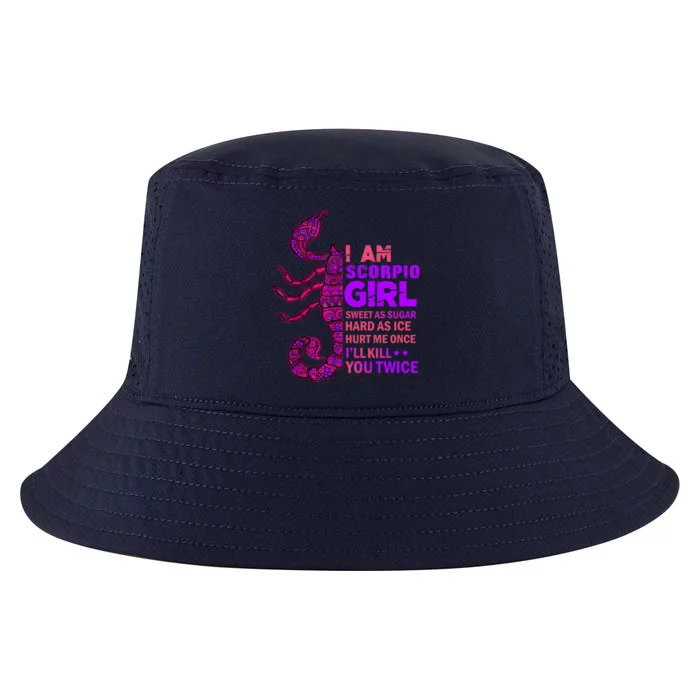 Scorpio Queen October November Scorpion Birthday Zodiac Cool Gift Cool Comfort Performance Bucket Hat