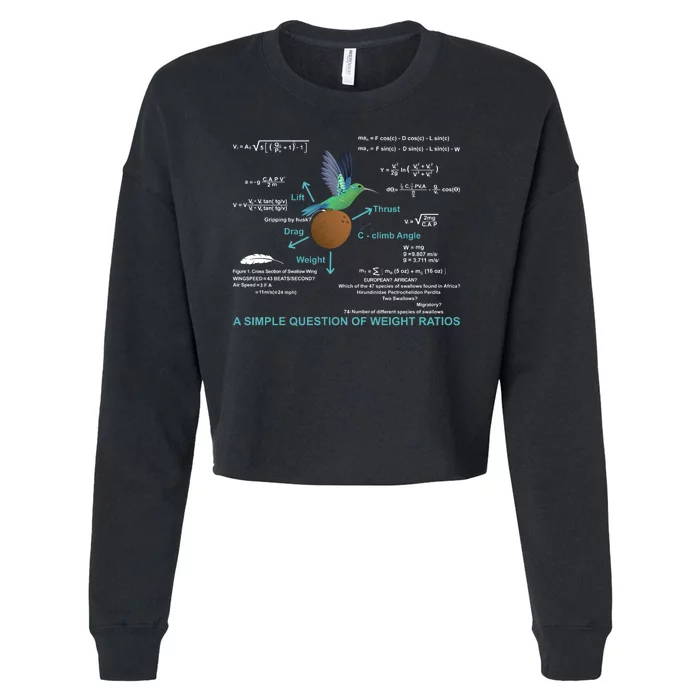 Simple Question Of Weight Ratios Cropped Pullover Crew