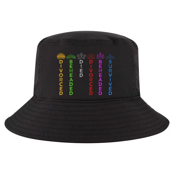 Six Queens Of Henry Viii Crowns And Fates Cool Comfort Performance Bucket Hat