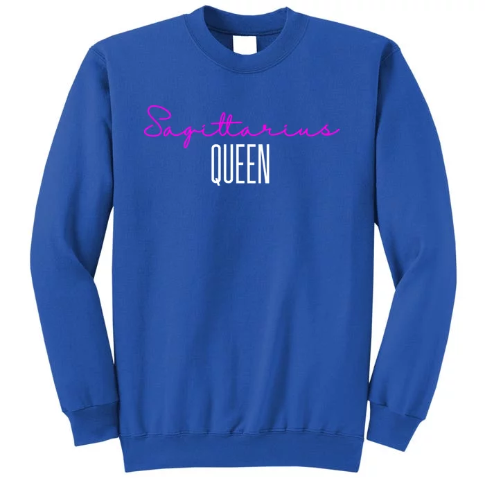 Sagittarius Queen Pink Writing / Sagittarius Birthday Gift Sweatshirt