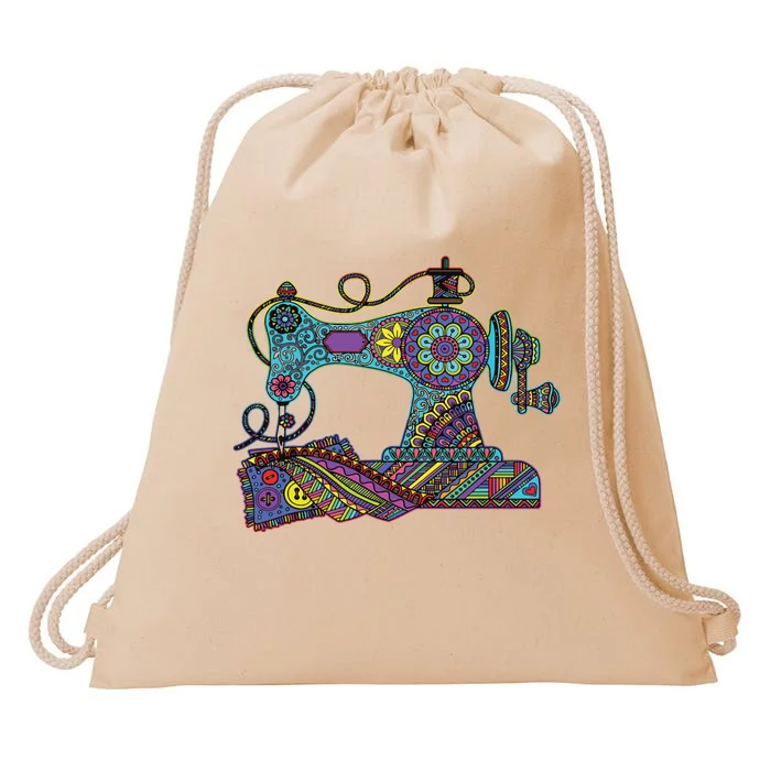 Sewing Quilting Sewing Machine Drawstring Bag