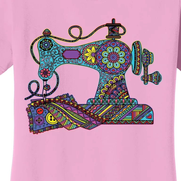 Sewing Quilting Sewing Machine Women's T-Shirt