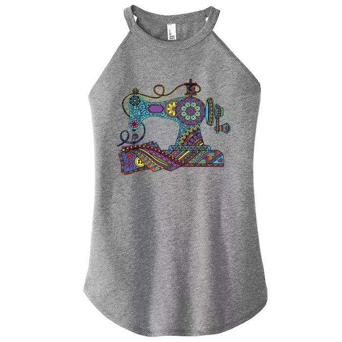 Sewing Quilting Sewing Machine Women’s Perfect Tri Rocker Tank