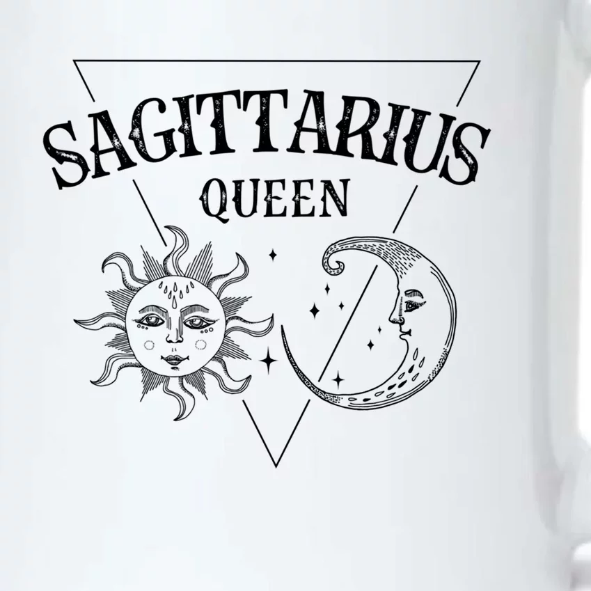 Sagittarius Queen / Sun And Moon Sagittarius Birthday Great Gift Black Color Changing Mug