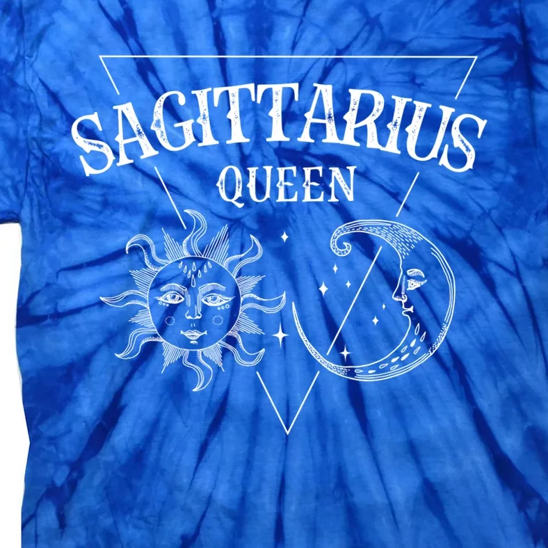 Sagittarius Queen / Sun And Moon Sagittarius Birthday Great Gift Tie-Dye T-Shirt