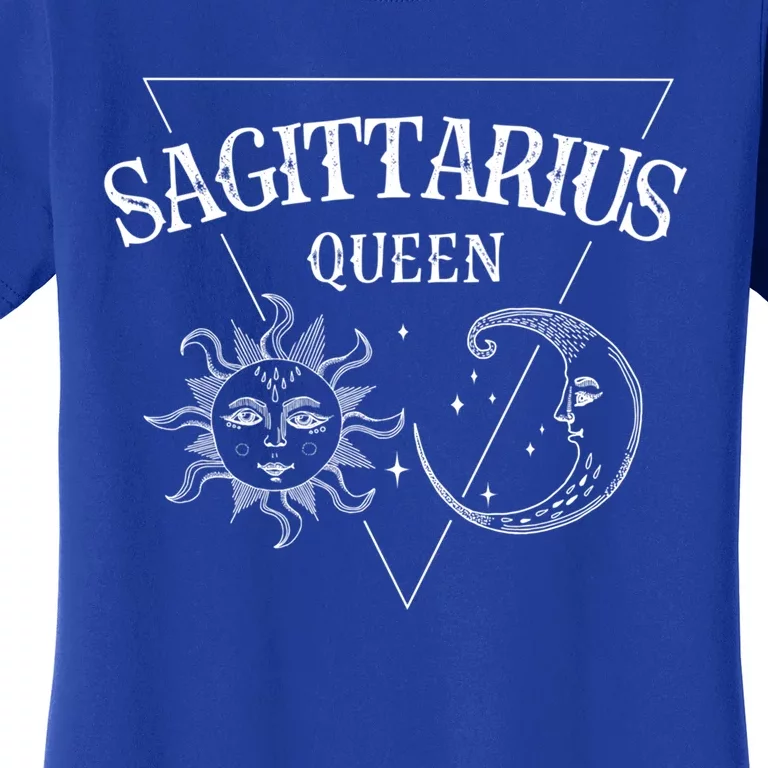 Sagittarius Queen / Sun And Moon Sagittarius Birthday Great Gift Women's T-Shirt