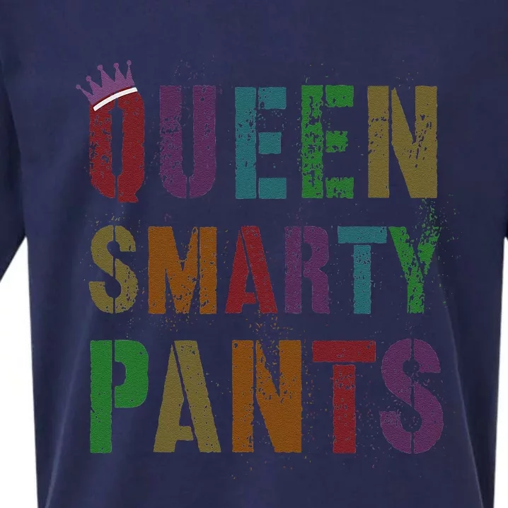 Sarcastic Queen Smarty Pants Princess Birthday Graduate Sueded Cloud Jersey T-Shirt