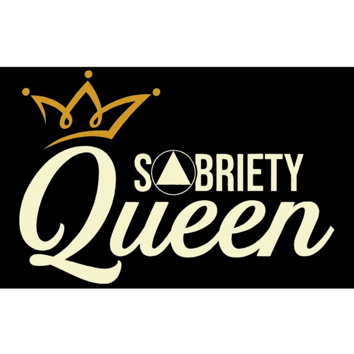 Sobriety Queen Sober Anniversary Recovery Abstinence NA AA Bumper Sticker