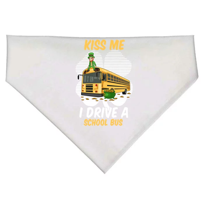 Schoolie Quote Skoolie Driver Gift USA-Made Doggie Bandana