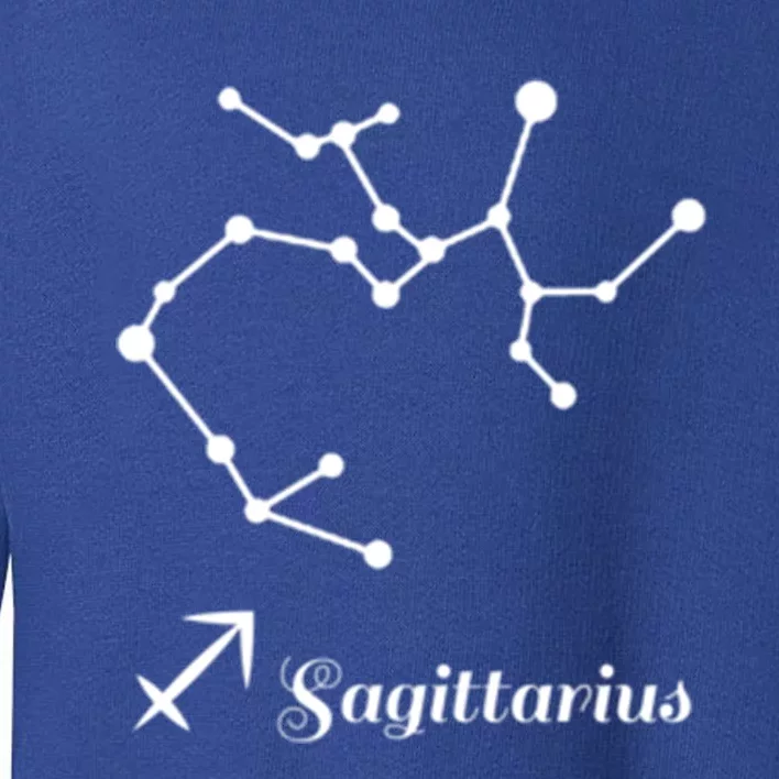 Sagittarius Queen Sagittarius King Sagittarius Birthday Logo Cool Gift Toddler Sweatshirt