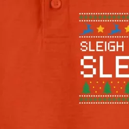 Sleigh Queen Sleigh Christmas Inspirational Xmas Gift Dry Zone Grid Performance Polo