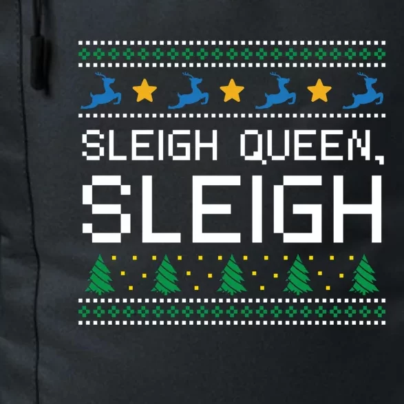 Sleigh Queen Sleigh Christmas Inspirational Xmas Gift Daily Commute Backpack