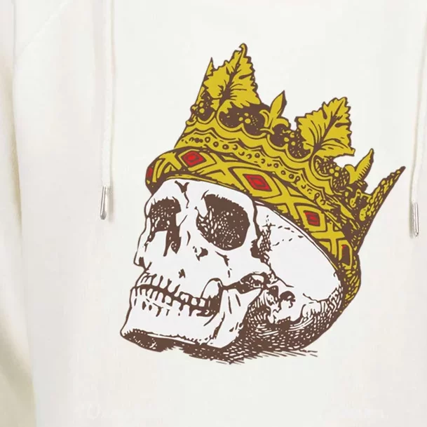 Shakespeare Quote Uneasy Lies The Head Crown Literature Gift Womens Funnel Neck Pullover Hood