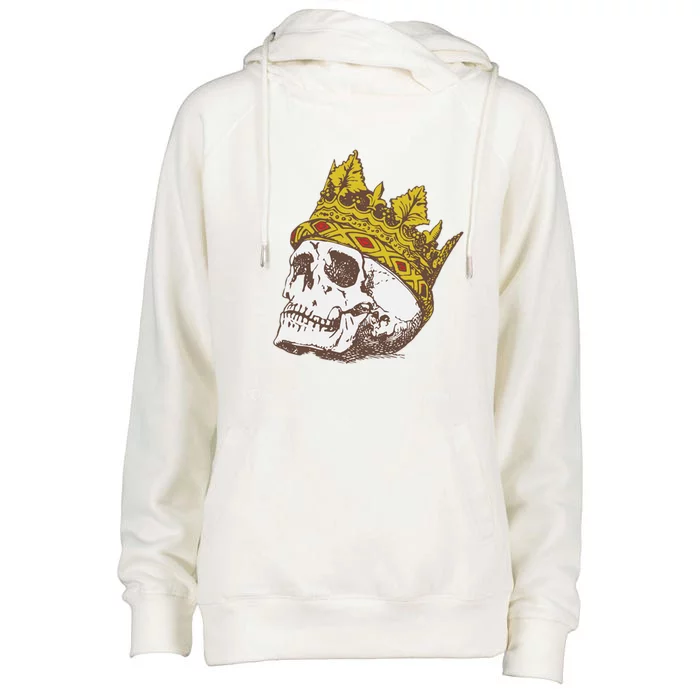 Shakespeare Quote Uneasy Lies The Head Crown Literature Gift Womens Funnel Neck Pullover Hood