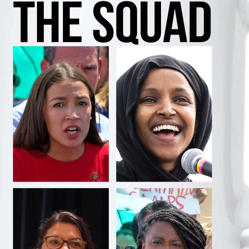 Squad AOC Rashida Tlaib Ilhan Omar Ayanna Pressley Black Color Changing Mug