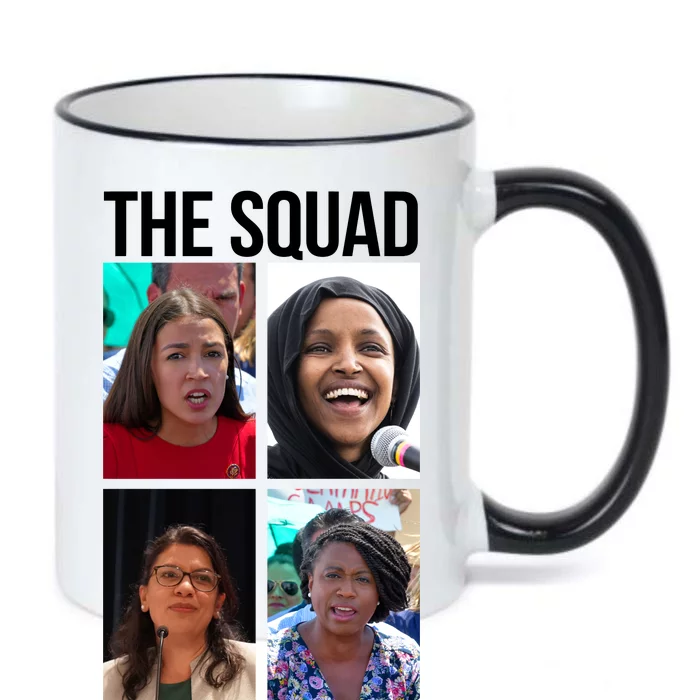 Squad AOC Rashida Tlaib Ilhan Omar Ayanna Pressley Black Color Changing Mug