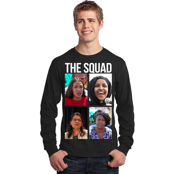 Squad AOC Rashida Tlaib Ilhan Omar Ayanna Pressley Tall Long Sleeve T-Shirt