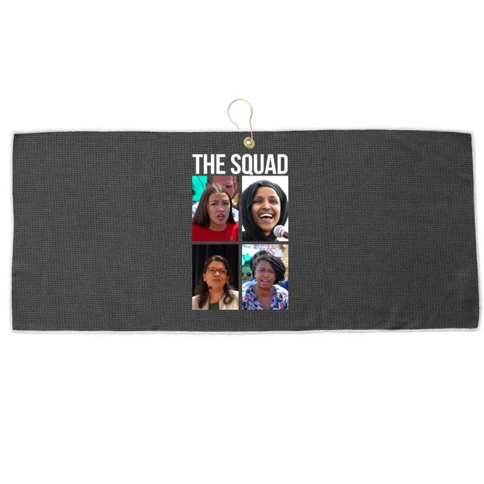 Squad AOC Rashida Tlaib Ilhan Omar Ayanna Pressley Large Microfiber Waffle Golf Towel