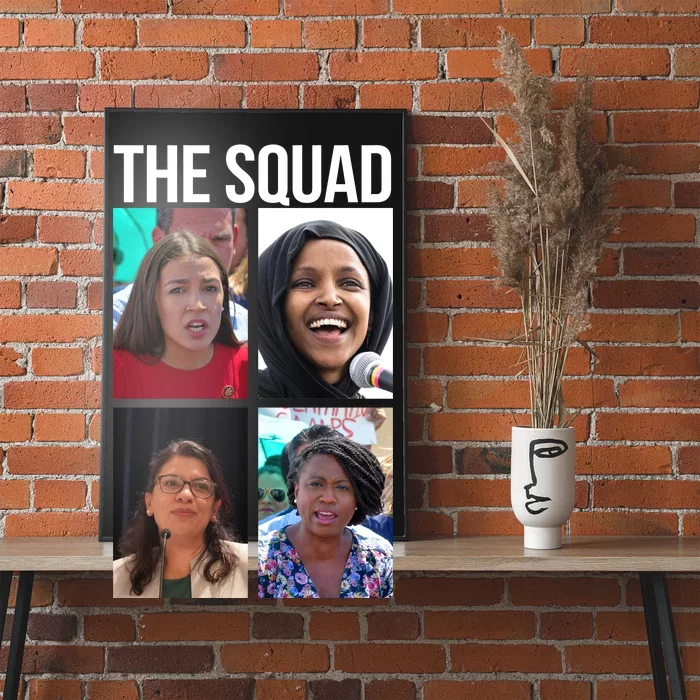 Squad AOC Rashida Tlaib Ilhan Omar Ayanna Pressley Poster