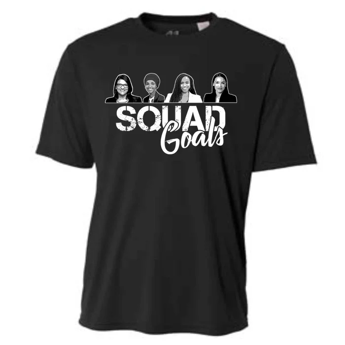 Squad Goals Tlaib Ocasio Cortez Pressley House Cooling Performance Crew T-Shirt