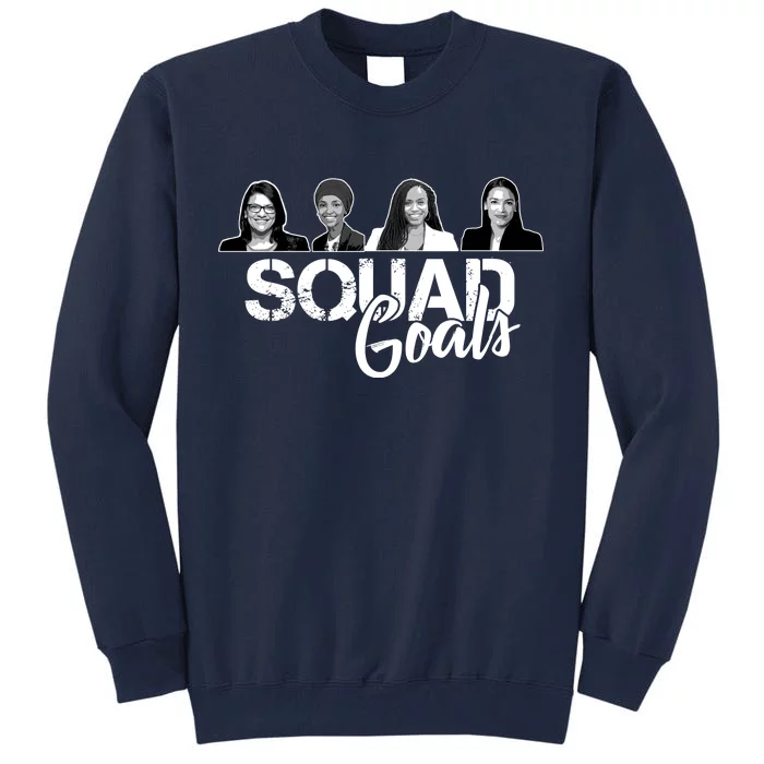 Squad Goals Tlaib Ocasio Cortez Pressley House Tall Sweatshirt