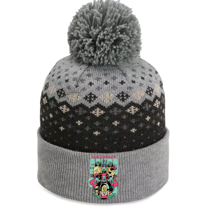 Squad Superhero Space Potato The Baniff Cuffed Pom Beanie