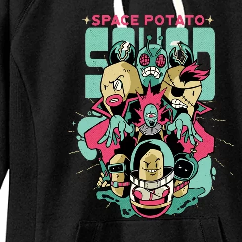 Squad Superhero Space Potato Women's Fleece Hoodie