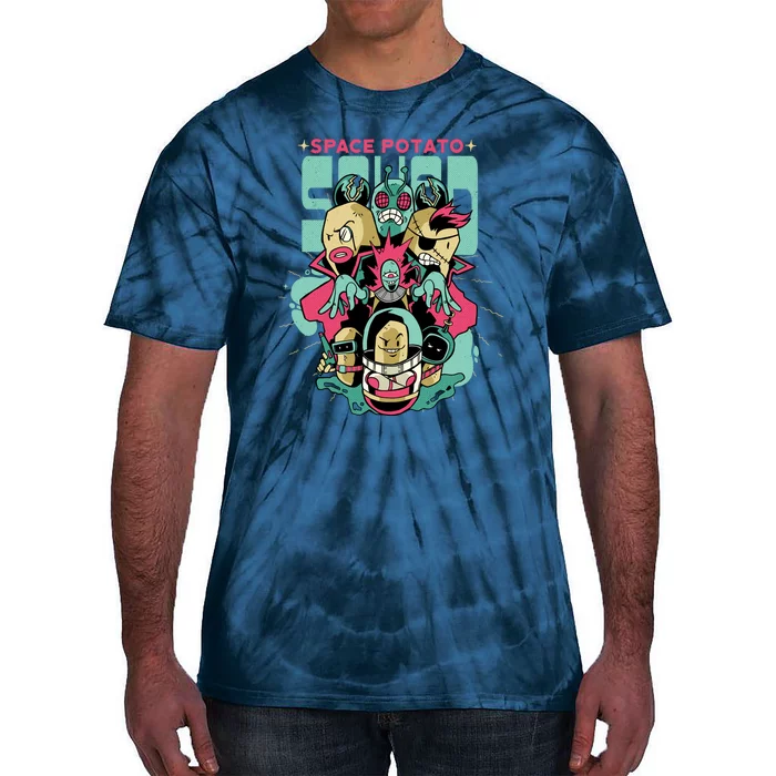 Squad Superhero Space Potato Tie-Dye T-Shirt