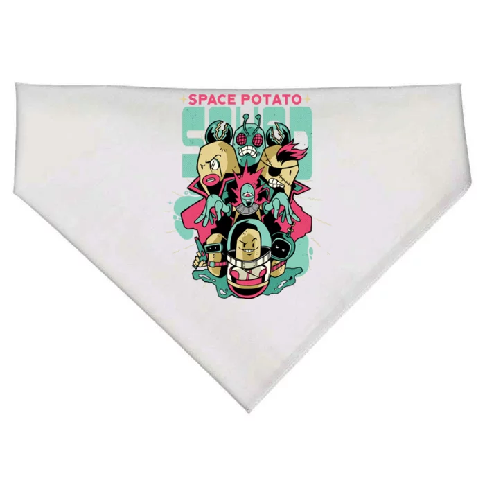 Squad Superhero Space Potato USA-Made Doggie Bandana