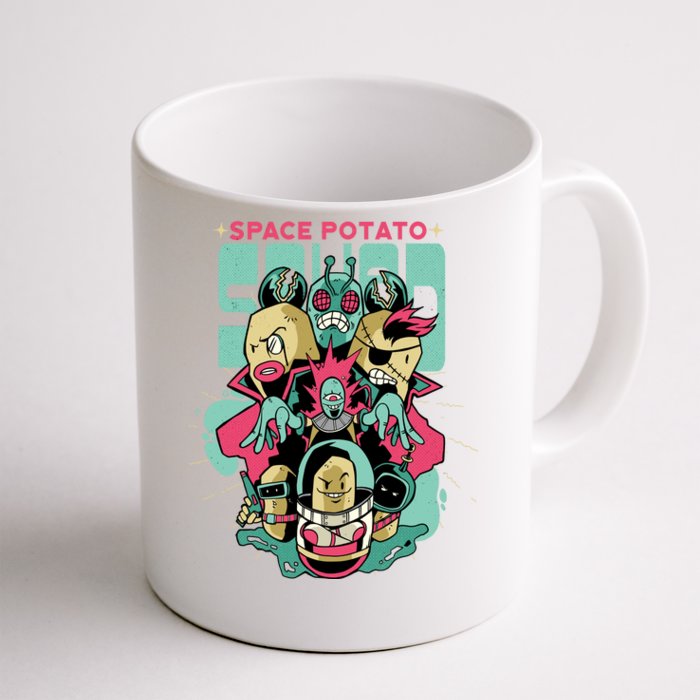 Squad Superhero Space Potato Front & Back Coffee Mug