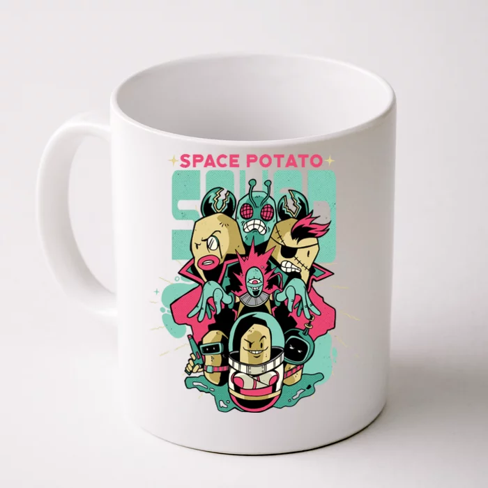 Squad Superhero Space Potato Front & Back Coffee Mug