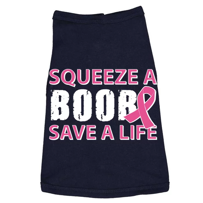 Squeeze A Boob Save A Life Doggie Tank