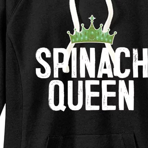 Spinach Queen Vegan Vegetable Lover Gift Women's Fleece Hoodie