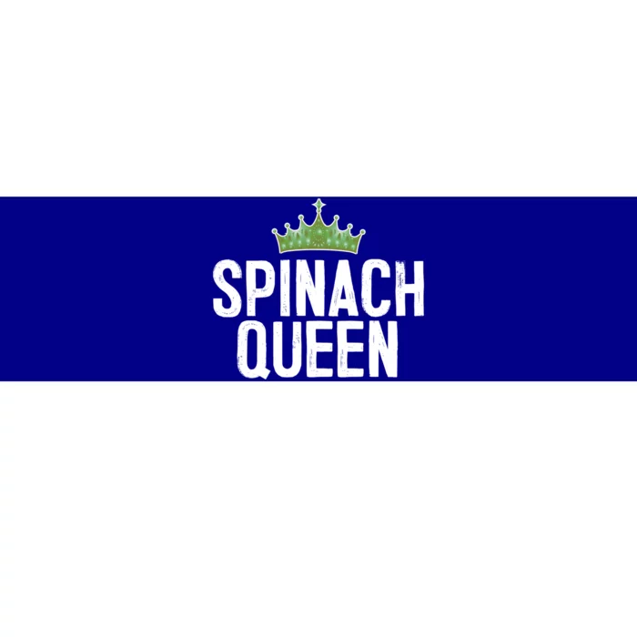 Spinach Queen Vegan Vegetable Lover Gift Bumper Sticker