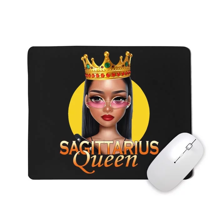 Sagittarius Queen Zodiac Birthday Mousepad