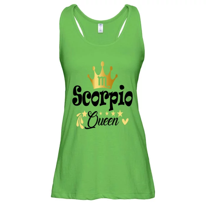 Scorpio Queen Zodiac Sign Horoscope Birthday Gift Ladies Essential Flowy Tank