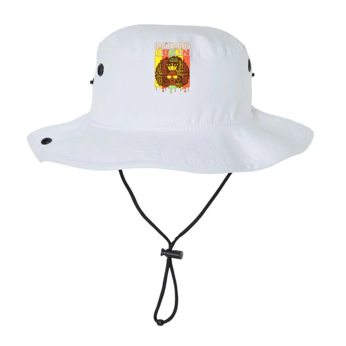 Sagittarius Queen Zodiac Afro Style Blessed Classy Elegant Cute Gift Legacy Cool Fit Booney Bucket Hat