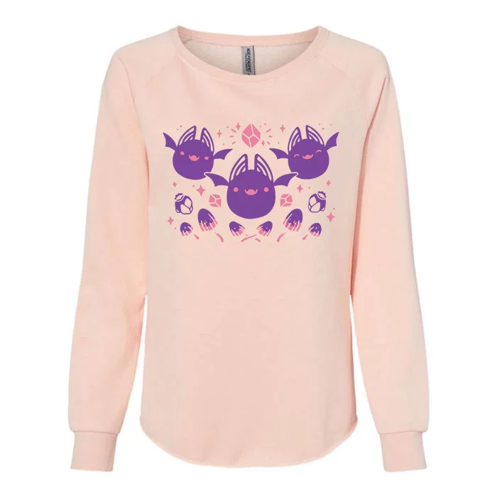 Slime Rancher 2 Batty Buddies Womens California Wash Sweatshirt