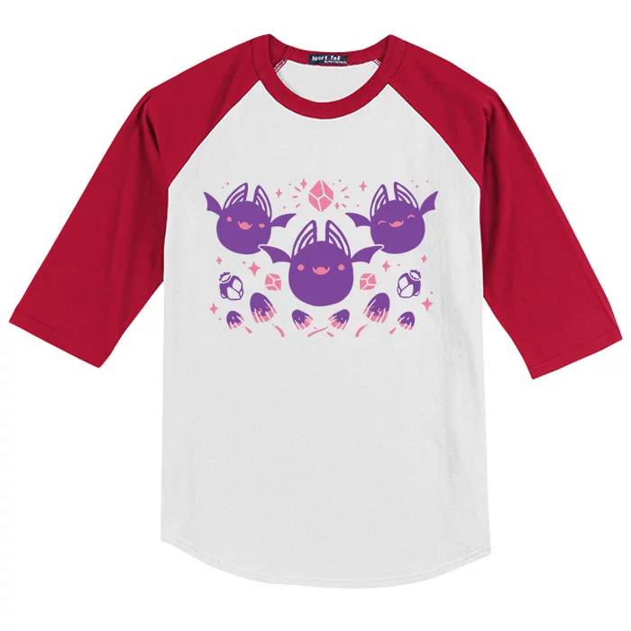 Slime Rancher 2 Batty Buddies Kids Colorblock Raglan Jersey