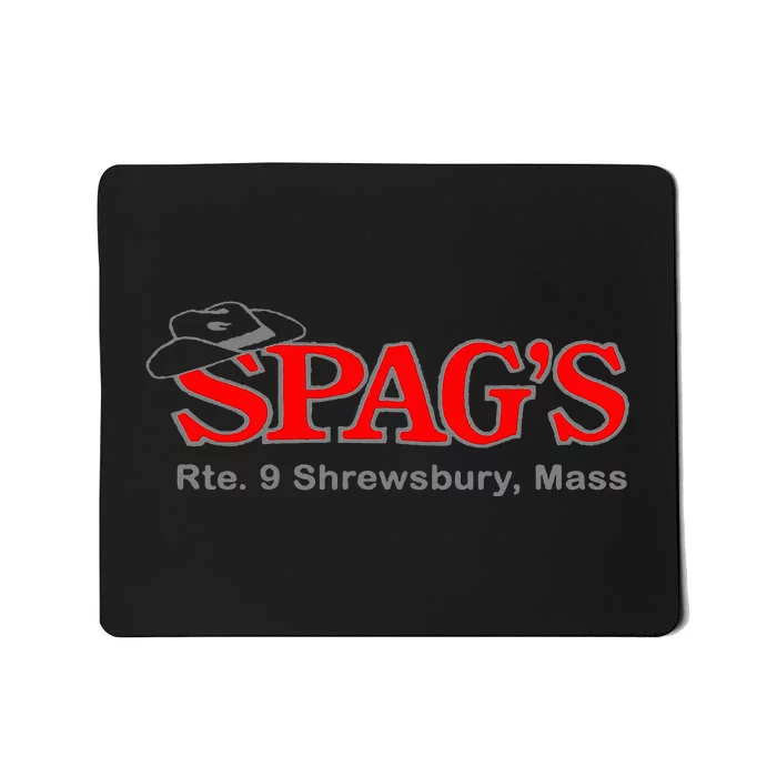 SpagS Rte 9 Shrewsbury Massachusetts Nostalgia Vintage Mousepad