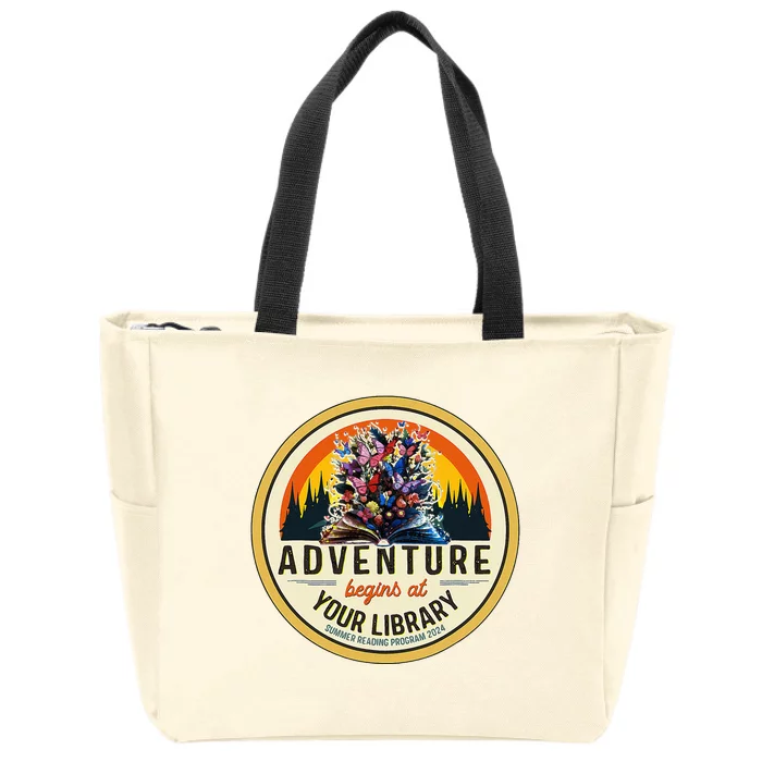 Summer Reading Adventure Begins At Your Library Zip Tote Bag