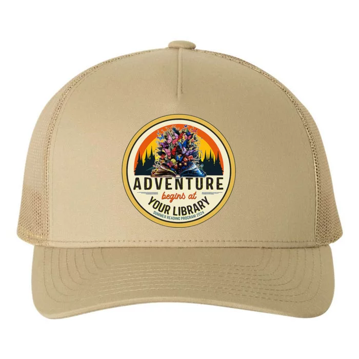 Summer Reading Adventure Begins At Your Library Yupoong Adult 5-Panel Trucker Hat