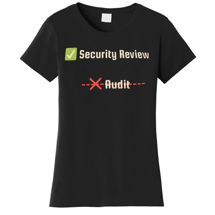 Security Review Audit Women's T-Shirt