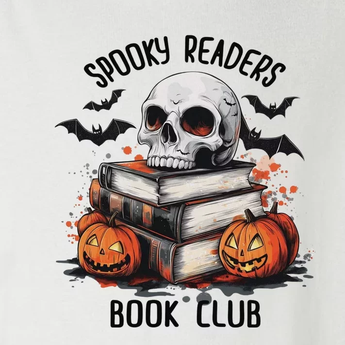 Spooky Reader Book Club Halloween Book Lover Bookworm Toddler Long Sleeve Shirt