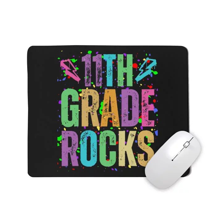 School Rocks Back To School Rockin 11th Grade Rocks Mousepad