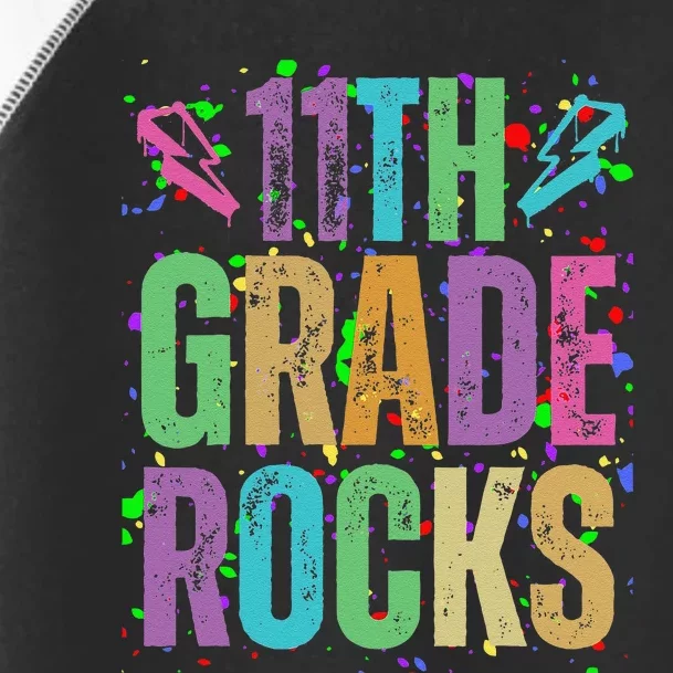 School Rocks Back To School Rockin 11th Grade Rocks Toddler Fine Jersey T-Shirt