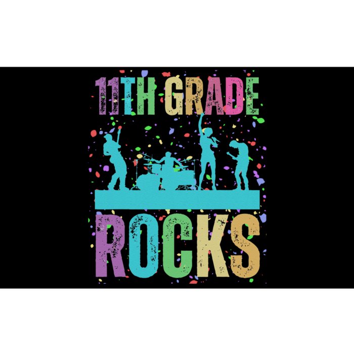 School Rocks Back To School Rockin 11th Grade Rocks Bumper Sticker