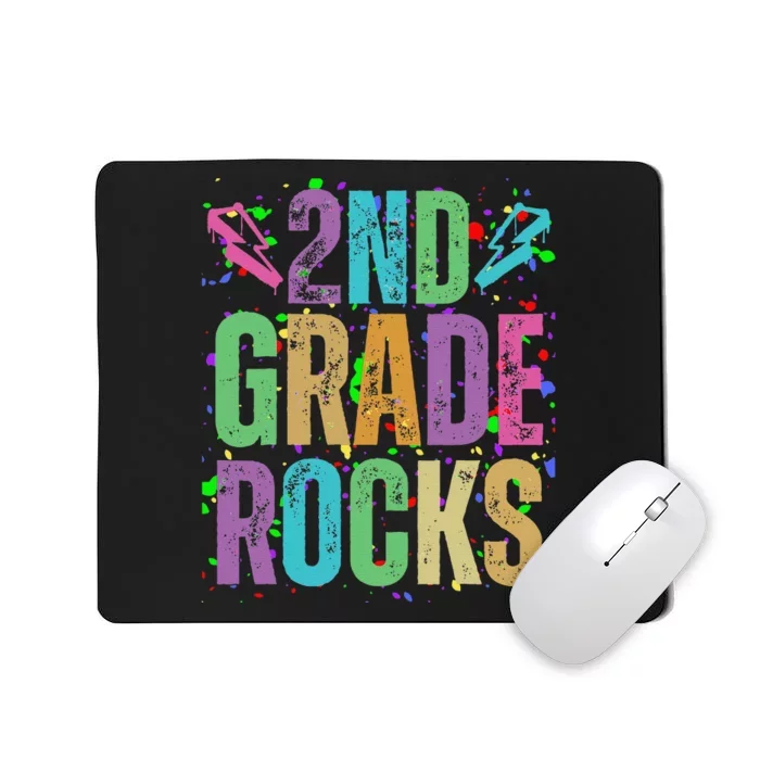 School Rocks Back To School Rockin 2nd Grade Rocks Mousepad