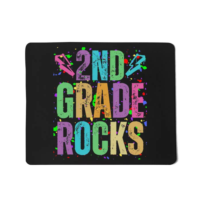 School Rocks Back To School Rockin 2nd Grade Rocks Mousepad