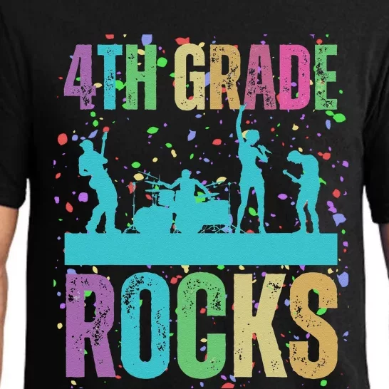 School Rocks Back To School Rockin 4th Grade Rocks Pajama Set